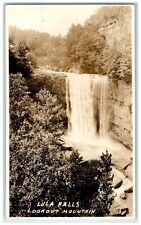 c1940's Lula Falls Lookout Mountain Chattanooga Tennessee TN RPPC Photo Postcard picture
