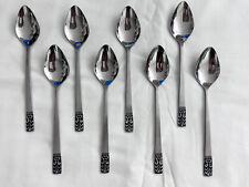 8 Piece Lot Carlyle Stainless Steel Spoon Flatware Set picture