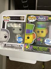 Funky Pop Lot Of 2–Mad Hatter And Diana Prince picture