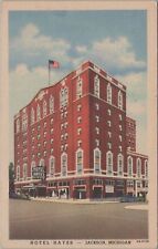 Postcard Hotel Hayes Jackson Michigan MI  picture