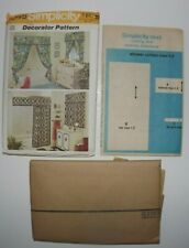 Vtg Simplicity Pattern #5545 Double Swag Or single Shower Window Curtain Uncut  picture