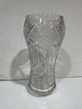 Antique Crystal 12”Vase Heavy NEW picture
