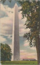Washington Monument Washington D.C. Posted Linen Vintage Post Card picture