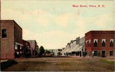 1910. VELVA,ND. MAIN STREET. POSTCARD. RR10 picture