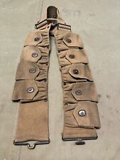 ORIGINAL WWI WWII US ARMY M1903 INFANTRY COMBAT FIELD 9 POCKET AMMO BELT-RUSSELL picture