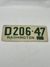 WASHINGTON  -1953  WHEATIES  general  mills MINI license plate PREMIUM PRIZE picture