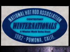 NHRA Winternationals Pomona Calif. 1982 - Original Vintage Racing Decal/Sticker picture