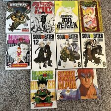Mixed Manga Lot 10 Volumes English - HxH, Berserk, Mob Pyscho, Soul Eater + more picture