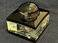 Montblanc Mesiterstuck Inkwell Crystal Life Style Line Never Used.-E286 picture