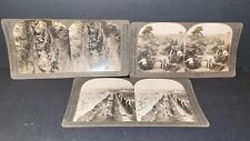 Lot of 3 WW1 STEREOVIEW CARDS real photo WORLD WAR 1  Keystone View Co. picture