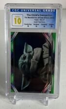 The Child’s Connection Green Refractor 12/50 CGC 10 PERFECT POP 1 Grogu picture