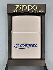 Vintage 1998 Camel Oval Logo Silver Zippo Lighter NEW Rare picture