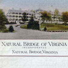 Vintage 1940s Natural Bridge Of Virginia Breakfast Menu Hotel Cottage picture