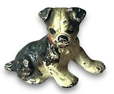 Miniature Cast Iron Boston Terrier Paperweight Figure Hubley picture