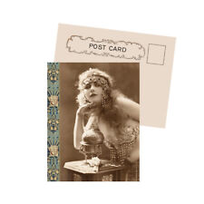 Art Nouveau Actress New Antique Image Postcard picture
