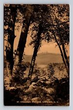 White Mts NH-New Hampshire, Mt Chocorua, Lake, Antique Vintage Souvenir Postcard picture