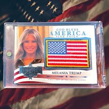 DECISION 2020 MELANIA TRUMP GOD BLESS AMERICA FLAG PATCH GBA45 SCARCE picture