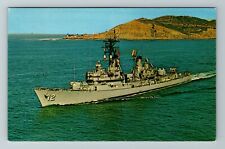USS Robison, Ship On Water, Transportation, Vintage Postcard picture
