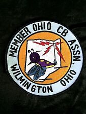 Vintage Wilmington OHIO CB ASSN. LARGE PATCH Citizens Band Radio Collectable NOS picture