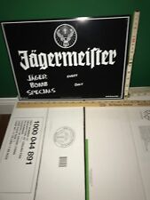 Jagermeister Specials Sign Plastic With Sticky Strips picture