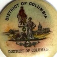 1889 DISTRICT OF COLUMBIA State Seal Sweet Caporal 7/8