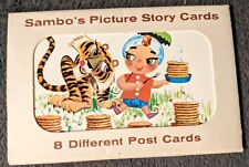 Vintage Lot 8 Sambo's Restaurant Picture Story Ad Printed Postcards Set Complete picture