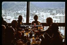 1972 Slide Diners At La Ronde Restaurant Overlooking Honolulu Hawaii #4038 picture