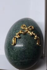 Franklin Mint The Collector's Treasury of Eggs - ITALIAN MARBLE 2 3/4