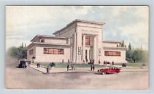 Winona MN, Savings Bank, Customers, Street View, Minnesota Vintage Postcard picture