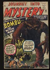 Journey Into Mystery #60 GD+ 2.5 Pre-Hero Monster Stories Marvel 1960 picture
