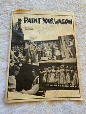 Paint Your Wagon- Autographs Collectible 1970's Product Vintage Oregon, Albany picture