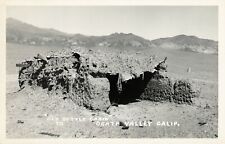 Old Bottle Cabin Death Valley National Park California 1940s RPPC Postcard picture