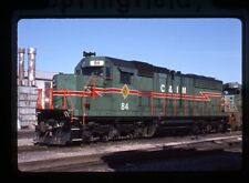 Original Railroad Slide CIM Chicago & Illinois Midland 84 SD20 at Springfield IL picture