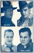 Postcard Sized~ Double Sided~ 20s-30s Western Silent Film Cowboy Movie Stars picture