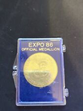 Vintage 1986 Vancouver BC Expo 86 Official Medallion picture