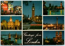 Postcard - Greetings from London picture