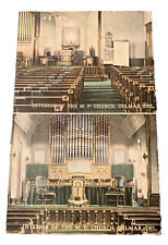 C1907 POSTCARD  Interior of M.P. Church , Delmar , DE  Pub Kaufmann  524 picture