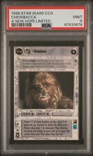 1996 Decipher Star Wars CCG CHEWBACCA Limited Black Border PSA 9 MINT picture