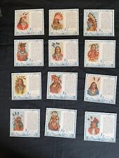1954 - Red Man Tobacco American Indian Chiefs - Set  of 39 cards picture