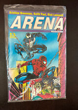 ARENA MAGAZINE #13 (1993) -- Venom / Spider-Man Cover -- Evil Ernie Card SEALED picture