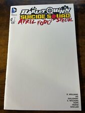 Harley Quinn and the Suicide Squad April Fools' Special #1 Blank Sketch Variant picture