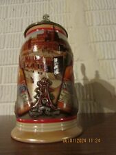 1999 Anheuser Busch Collectors Club Members Golden Age of Brew 8 inch beer Stein picture