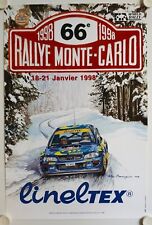 Pierre BERENGUIER 66th Poster RALLEY MONTE CARLO 1998 picture