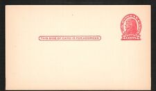 Old Postcard Postal Cards Unused Red Jefferson Postage picture