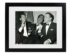 The Rat Pack Frank Sinatra Dean Martin Sammy Davis Matted & Framed Picture Photo picture
