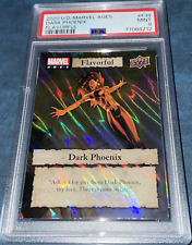 DARK PHOENIX JEAN GREY 2020 U.D. Marvel Ages Flavorful Foil #F39 PSA 9 Mint Card picture