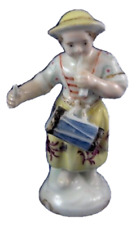 Antique 18thC Belgian / French Porcelain Lady Figurine Figure Porzellan Figur picture