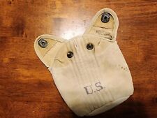 Original WWII US Army Canteen Cover Brauer Bros MFG 1918 picture