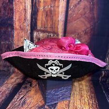 Hello Kitty Pirate Hat Pink and Black Costume Play NO TAG picture