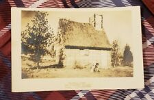 RARE RPPC of Thatched House In The Pioneers' Village. Salem, Mass picture